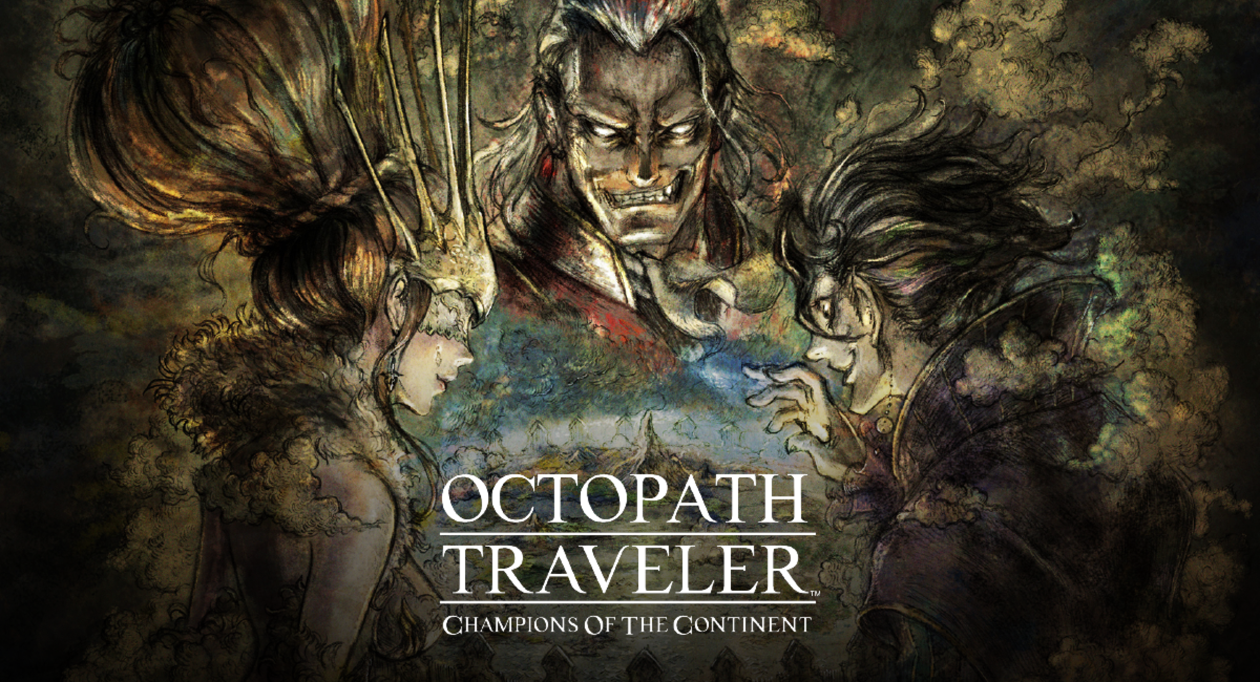 Octopath Traveler CotC Key Art